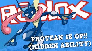 PROTEAN HIDDEN ABILITY GRENINJA IS OP  Roblox Pokemon Brick Bronze [upl. by Aneekal]