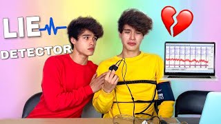 LIE DETECTOR TEST ON MY TWIN BROTHER he cried  Stroke Twins  Viral Videos [upl. by Ainex452]