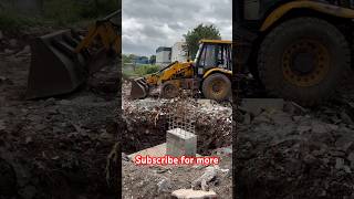 Industrial shed Footing Excavation and Backfilling work  JCB Work  Industrial shed construction [upl. by Allissa]