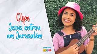 Jesus Entrou em Jerusalém  Sarah Sabará Clipe Oficial [upl. by Ailegave]