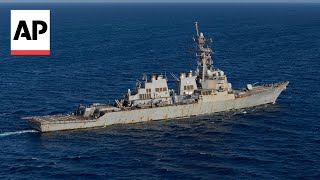 US navy finds itself locked in combat against Yemens Houthi rebels [upl. by Eillac708]