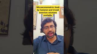 Microeconometrics book by Cameron and trivedi exercises solutions available microeconomics book [upl. by Cissy270]