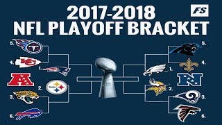 2018 NFL PLAYOFF PREDICTIONS YOU WONT BELIEVE THE SUPER BOWL CHAMPION 100 CORRECT BRACKET [upl. by Lettig857]