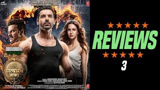 MOVIE REVIEW Satyameva Jayate  John Abraham  Manoj Bajpayee  Aisha Sharma [upl. by Adniles24]