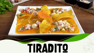 Tiradito de pejerrey  Receta rápida y fácil de hacer  Como hacer un rico tiradito [upl. by Laeahcim]