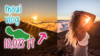 MAUI VLOG 2 Epic Diving amp Haleakala Sunset [upl. by Virgy]