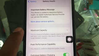 How to fix iPhone battery health is not showing [upl. by Ridan]