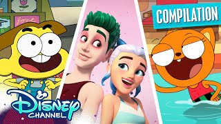 disneychannel Cools Down To Summer ☀️🍦😎  ZOMBIES Big City Greens Chibi Tiny Tales amp MORE [upl. by Luann]