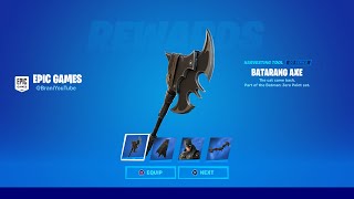 HOW TO GET NEW BATMAN BATARANG AXE PICKAXE IN FORTNITE [upl. by Nerwal786]