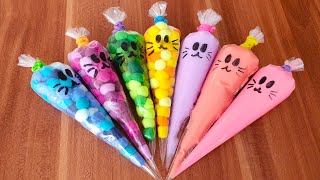 Making Slime with Piping Bags  Most Satisfying Slime Video  ASMR [upl. by Chelsey]