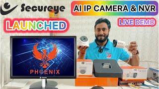 Secureye PHOENIX IP Cameras INSTALLATION 4K Security camera AI Features IP camera Best IP Camera [upl. by Divd]