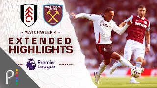 Fulham v West Ham United  PREMIER LEAGUE HIGHLIGHTS  9142024  NBC Sports [upl. by Lehcir]