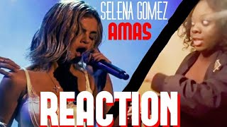 SELENA GOMEZ WOLVES LIVE AT THE AMAS REACTION [upl. by Lednek]