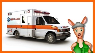 AMBULANCE   Emergency Vehicles amp Cars For Kids  Things That Go TV [upl. by Amilah]