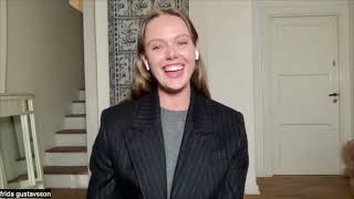 Frida Gustavsson quotAn Actor Despairsquot Interview [upl. by Suicul]