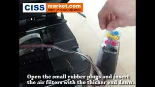 Epson Expression XP Home CISS Installation Video Tutorial  CISSmarket [upl. by Inalawi]