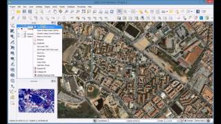 081 Adding a raster layer orthophoto and changing its transparency [upl. by Hachman]