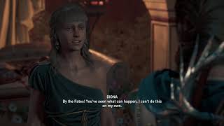 Diona Cultist HELP PEOPLE NEARBY KYTHERA Quest Location Ac Odyssey 2 [upl. by Aibonez695]