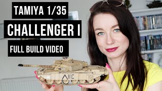 Tamiya 135 Challenger I mkIII scale model tank build [upl. by Oirrad]