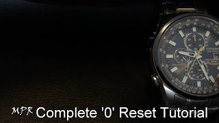 Citizen Blue Angel Default reset Tutorial [upl. by Catto]