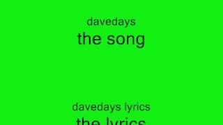 Davedays You Are a Pervert  Lyrics [upl. by Glassman]