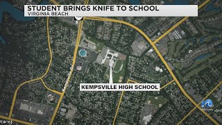 Kempsville High student had knife at school officials say [upl. by Enak]