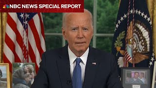 Watch President Bidens historic address on leaving the 2024 race [upl. by Akemad]