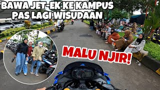 ZX25R DIPAKE KE KAMPUS PAS LAGI ADA WISUDA‼️ [upl. by Markus]