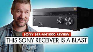 Save Your Money NEW SONY RECEIVER Sony STRAN1000 Review [upl. by Rdnaskela]