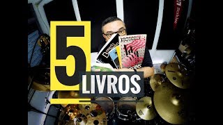 5 Livros  Métodos de Bateria [upl. by Heathcote371]