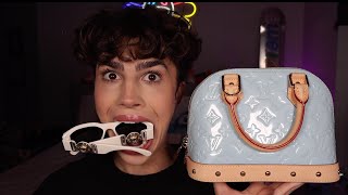 ASMR What’s in My Bag  Chewing on Everything Inside 🦷 [upl. by Ney]