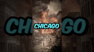 The Great Chicago Fire A City on Fire historyshorts history facts [upl. by Eibor]