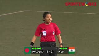 HIGHLIGHTS  INDIA v BANGLADESH FINAL  SAFF U 19 Women’s Championship 2024 BANGLADESH [upl. by Takashi155]