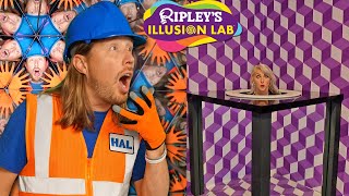 Handyman Hal visits Ripleys Illusion Lab  Cool Illusions  Awesome Kids show [upl. by Talbot]