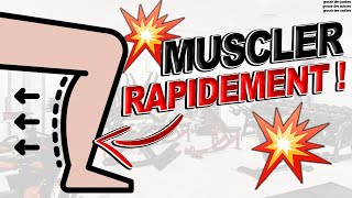 Comment GROSSIR des JAMBES RAPIDEMENT  homme mes astuces et mon secret pour muscler les cuisses [upl. by Ameluz]