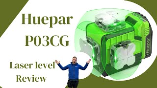 Huepar P03CG Laser level Reveiw  Great Product LR6RG test [upl. by Orthman]