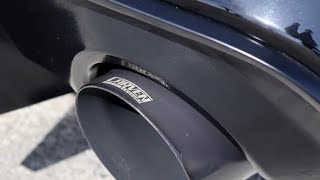 INSTALLING NEW MUFFLER TIPS ON DODGE CHARGER [upl. by Weidman]