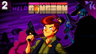 ENTER THE GUNGEON Dungeons and two bosses  Part 2  Gameplay NoCommentary ENGESP [upl. by La852]