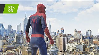 Spider Man Realistic Graphics Mod 4K New York RTX Gameplay [upl. by Randie]