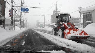 2018年2月6日 福井で大雪 （福井豪雪） [upl. by Aldridge]