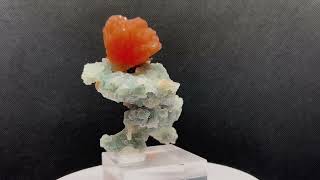 STILBITECa QUARTZ var CHALCEDONY 1F187 [upl. by Alhak511]