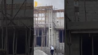 Building in Uganda 4bedroomhouse buildingconstruction shorts [upl. by Olethea247]