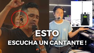 Lo que escucha un CANTANTE en concierto In Ears [upl. by Haiacim]