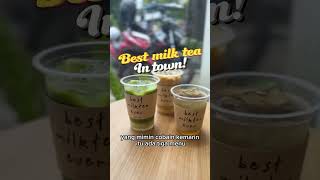 BEST MILK TEA IN TOWN‼️‼️Buatt yang belum pernah nyobainn houjiid houjitea kulinerjogja milktea [upl. by Nysilla]