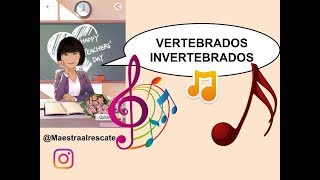 Canción de los Animales vertebrados e invertebrados Rosa ♥ [upl. by Allina576]