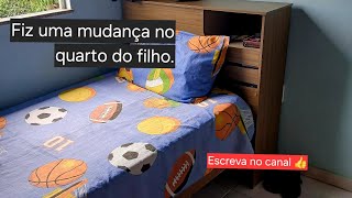 Troquei os móveis do lugar no quarto do meu filho [upl. by Lihas264]