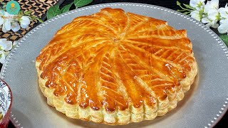 King Cake Classic French Puff Pastry  Galette des Rois  Frangipane recipe in Urdu Hindi [upl. by Wernsman511]