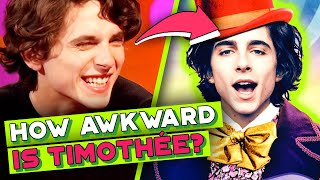 13 Reasons Why Timothée Chalamet is an Awkward Goofball  The Catcher [upl. by Sami63]