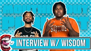 Wisdom Interview  feeling underrated going viral for negative stuff music updates [upl. by Atiuqram]