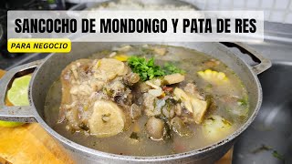 RECETA DE SANCOCHO DE MONDONGO  SANCOCHO DE PANZA Y PATA DE RES  SANCOCHO DE PANZA COLOMBIANO [upl. by Sondra]